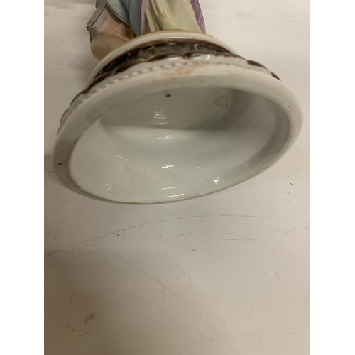 80 - A CONTINENTAL DRESDEN STYLE FIGURAL 