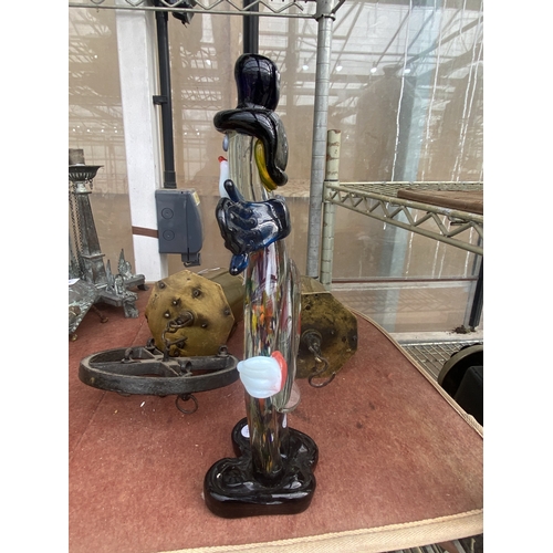 1576 - A GLASS MERANO STYLE CLOWN