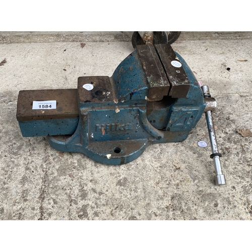 1584 - A HILKA NO.4 BENCH VICE