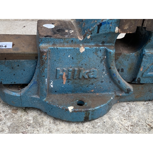 1584 - A HILKA NO.4 BENCH VICE