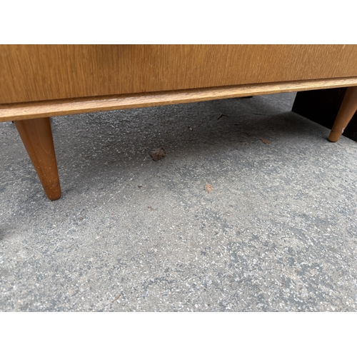 2660 - A RETRO OAK CHEST OF FOUR DRAWERS, 30