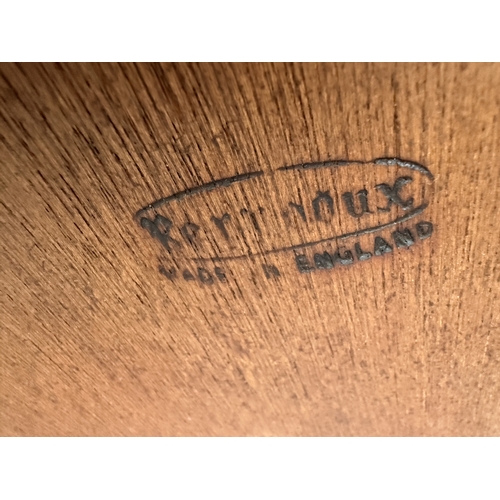 2661 - A REPRODUX MAHOGANY COCKTAIL CABINET WITH LIFT UP TOP AND TWO DRAWERS ON TAPERING LEGS, 35