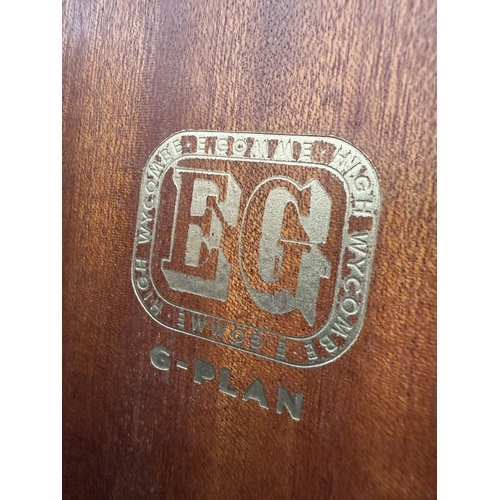 2684 - A G PLAN E GOMME RETRO TEAK TWO DOOR WARDROBE, 36