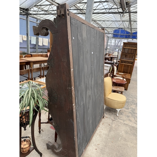 2772 - AN ORIENTAL STYLE HARDWOOD COW TABLE, 75