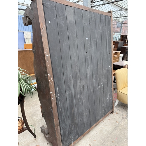 2772 - AN ORIENTAL STYLE HARDWOOD COW TABLE, 75