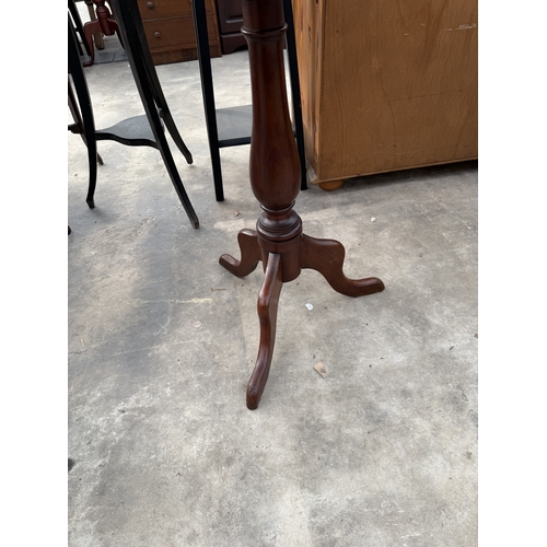2819 - A VICTORIAN MAHOGANY TRIPOD TABLE, 24