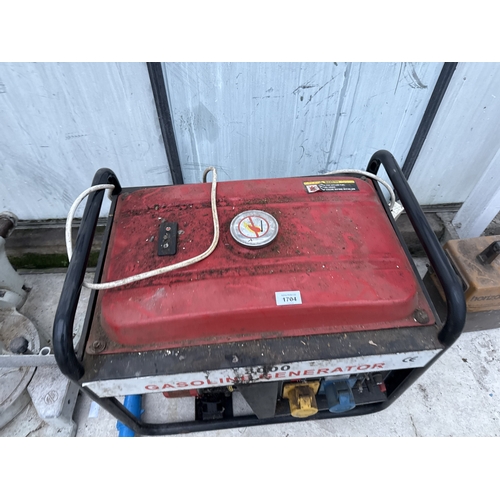 1704 - A 3000 GASOLINE GENERATOR
