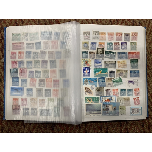 916 - AN ALBUM OF ROMANIAN STAMPS