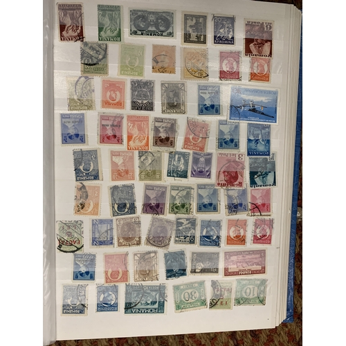 916 - AN ALBUM OF ROMANIAN STAMPS