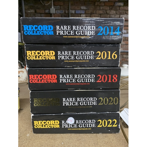FIVE EDITIONS OF, RECORD COLLECTOR, RARE RECORD PRICE GUIDE FOR THE ...