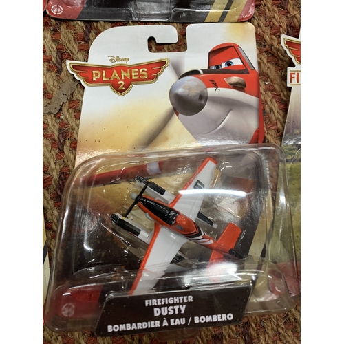 352 - SIX NEW AND PACKAGED MATTEL, DISNEY PLANES FIRE AND RESCUE VEHICLES TO INCLUDE DRIP. AVALANCHE, BLAC... 