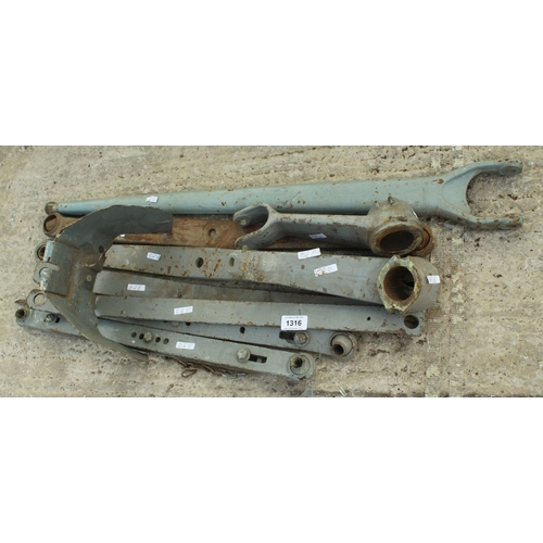 FERGUSON PARTS, 2 T20 STABILISERS, STEERING ARM, PTO COVER, TOP LINK ...