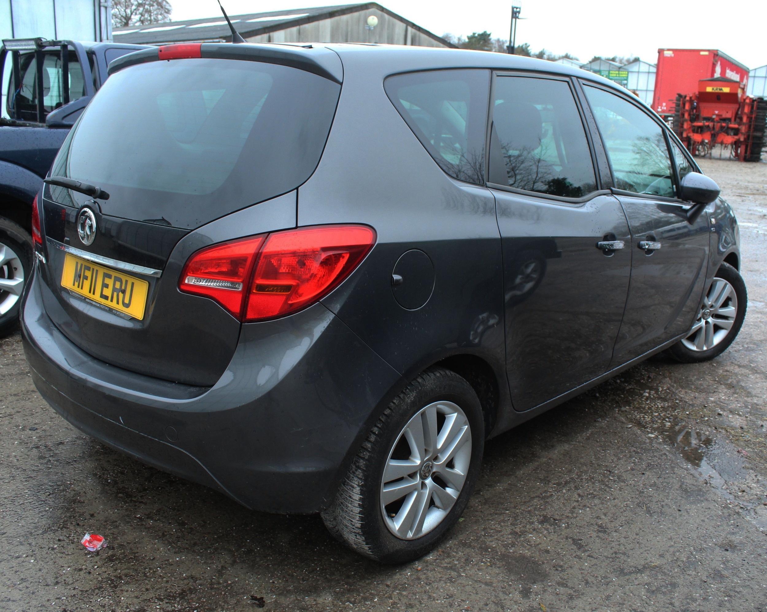 VAUXHALL MERIVA SE CAR MF11ERU FIRST REG 11/03/11 MOT 18/10/26 GREY ...