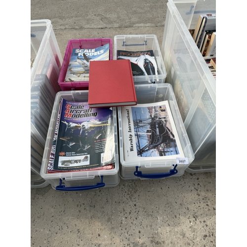 FOUR BOXES OF ASSORTED MAGAZINES ON SCALE MODELS AND WARSHIPS ETC