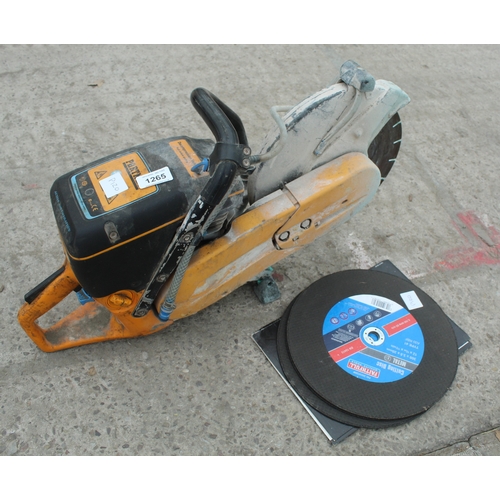 A PARTNER DISC CUTTER, 3 SPARES AND OPERATOR MANUAL - FROM A RETIREMENT ...