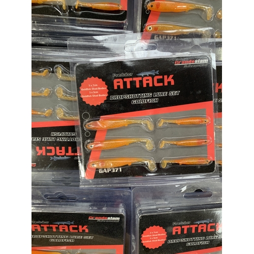 3714 - A LARGE QUANTITY OF DROPSHOT LURE SETS