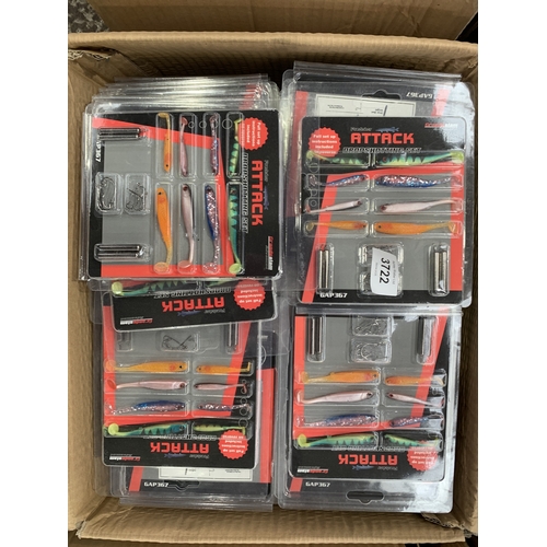 3722 - A LARGE QUANTITY OF DROPSHOT LURE SETS