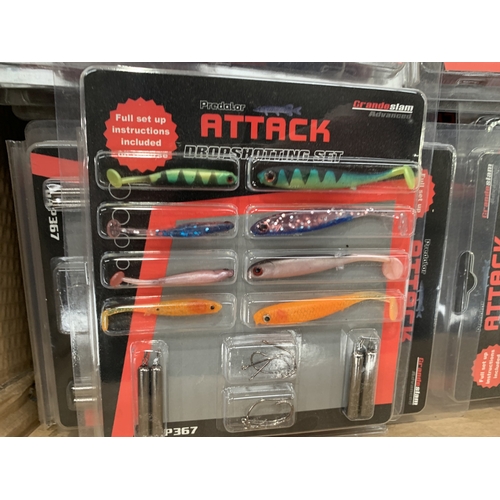 3724 - A LARGE QUANTITY OF DROPSHOT LURE SETS