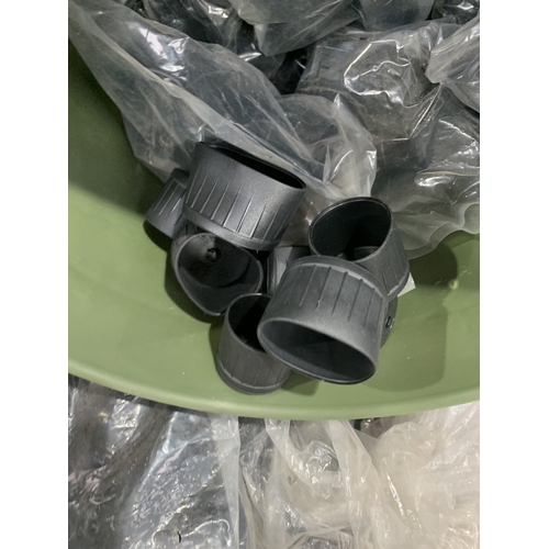 3751 - A QUANTITY OF POLE END CAPS MIXED