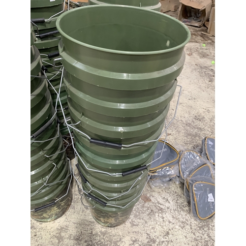 3788 - A QUANTITY OF LARGE CAMO BUCKETS