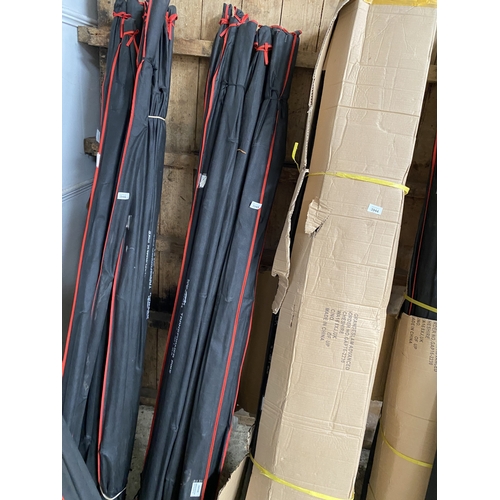 3945 - EIGHT 9-12FT 3LB PIKE RODS