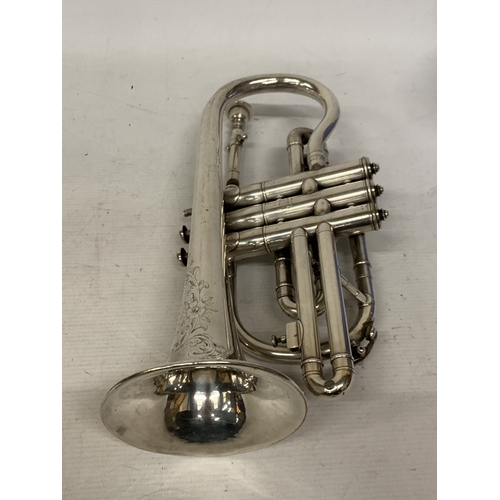 32 - A BOOSEY & CO. SOLEBRON CLASS A CORNET, SERIAL NUMBER 116305