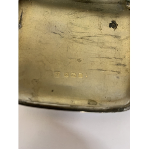 45 - A HALLMARKED BIRMINGHAM SILVER CIGARETTE CASE WEIGHT 90 GRAMS