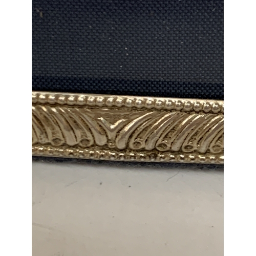 49 - TWO SMALL PHOTO FRAMES BOTH HALLMARKED SHEFFIELD SILVER