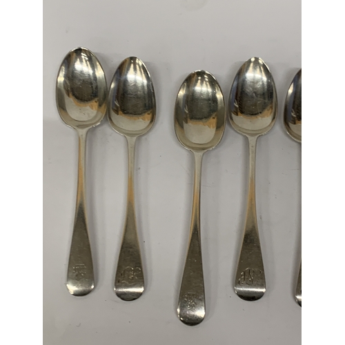 54 - EIGHT VICTORIAN HALLMARKED LONDON SILVER SPOONS WEIGHT 115.8GRAMS