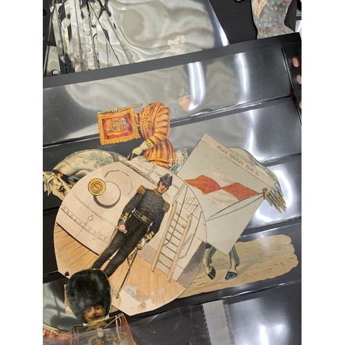 211 - A COLLECTION OF VICTORIAN DECOUPAGE PICTURES