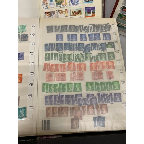 236 - FOUR ALBUMS OF MIXED STAMPS