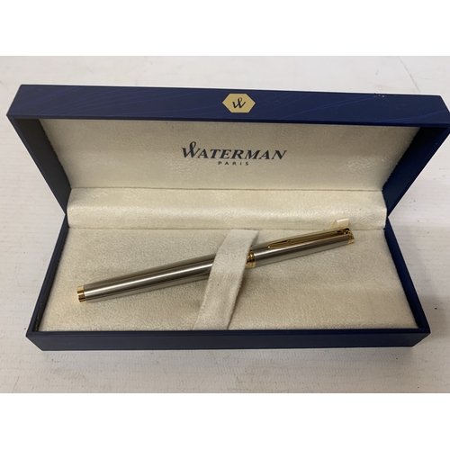 27 - A BOXED WATERMAN, PARIS FOUNTAIN PEN