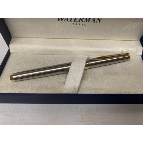 27 - A BOXED WATERMAN, PARIS FOUNTAIN PEN