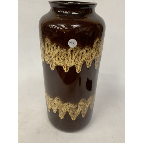 59 - A LARGE WEST GERMAN VASE, HEIGHT APPROX 40CM