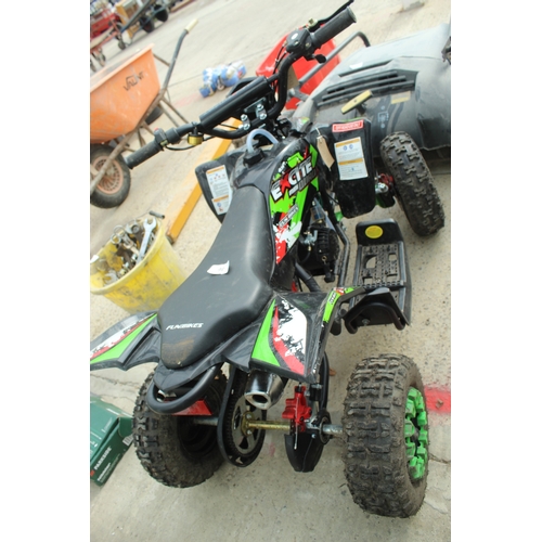 36 - A FUN BIKE 50 CC QUAD  STARTS & RUNS IN WORKING ORDER  NO VAT