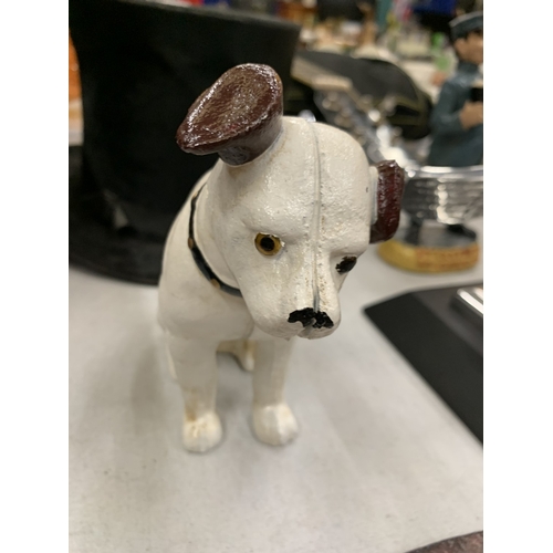 191 - A CAST HMV 'NIPPER' DOG MONEY BOX