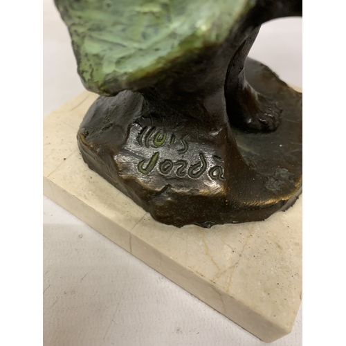 29 - A BRONZE SCULPTURE OF A YOUNG DUTCH GIRL HOLDING A BASKET IN THE STYLE OF WORKS BY SWEDISH ARTIST RU... 