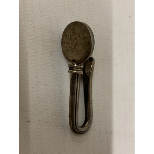7 - A HALLMARKED BIRMINGHAM STAMPED 925 SILVER NAPKIN CLIP - WEIGHT 10.91 G