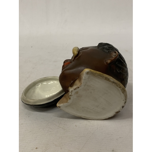 9 - A 19TH CENTURY AMERICANA POTTERY TOBACCO JAR