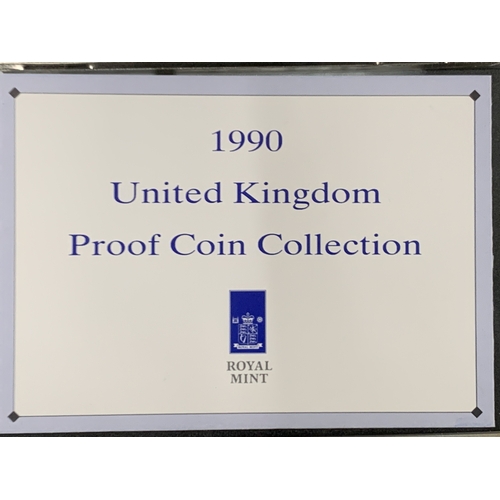 53A - A ROYAL MINT 1990 UNITED KINGDOM PROOF COIN COLLECTION