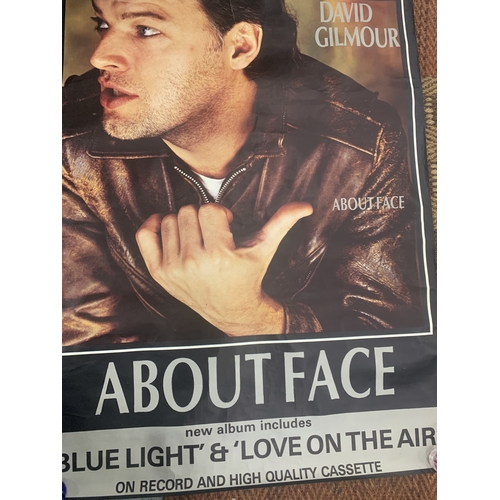 202 - A DAVID GILMORE 'ABOUT FACE' TOUR POSTER