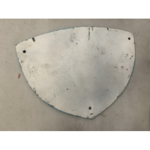 228 - A CAST LAMBRETTA SIGN