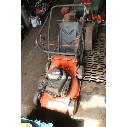 19 - FLYMO RL 400 AND SUFFOLK PUNCH MOWERS  NO VAT