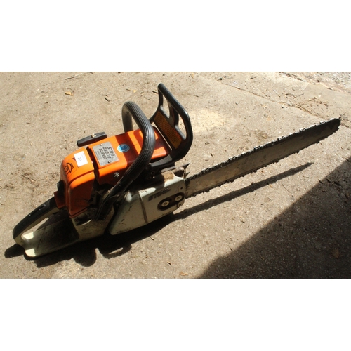 20 - A STIHL O38 SUPER CHAINSAW  NO VAT
