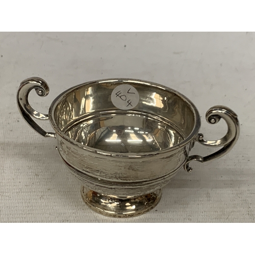 3 - A HALLMARKED BIRMINGHAM SILVER 1934 GOLF TROPHY, WEIGHT 94.12g