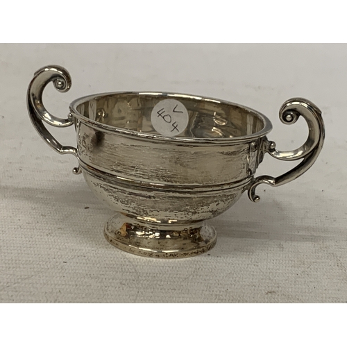 3 - A HALLMARKED BIRMINGHAM SILVER 1934 GOLF TROPHY, WEIGHT 94.12g