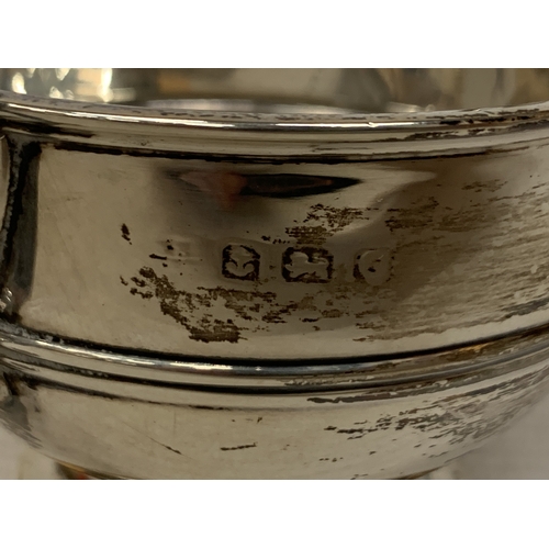 3 - A HALLMARKED BIRMINGHAM SILVER 1934 GOLF TROPHY, WEIGHT 94.12g