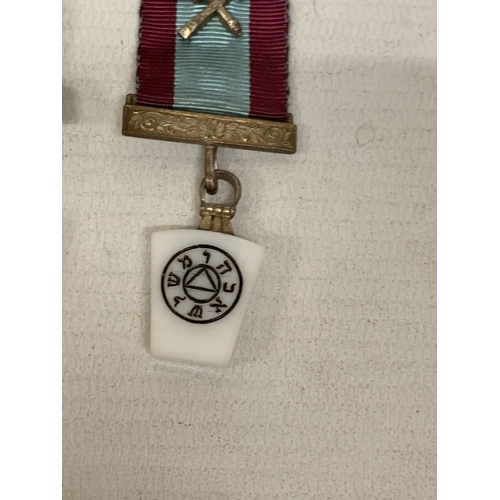 77 - TWO MASONIC BREAST JEWELS