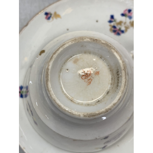 181 - A CROWN DERBY VINTAGE CUP AND SAUCER
