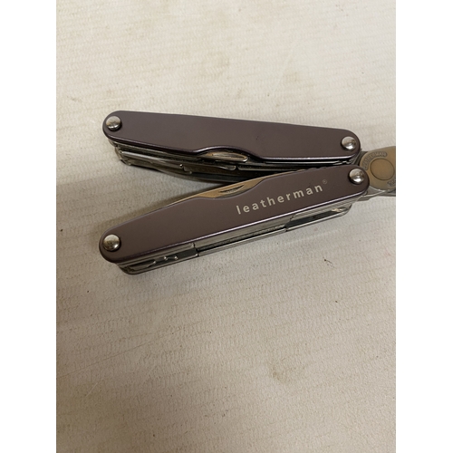24 - A STAINLESS STEEL LEATHERMAN MULTI-TOOL